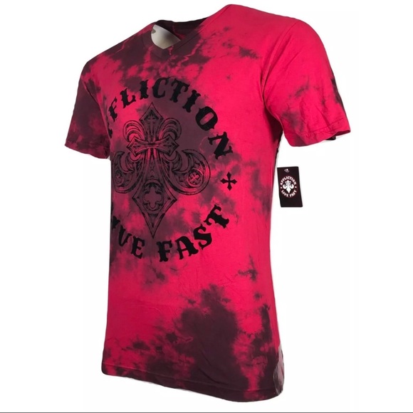 AFFLICTION  Mens T-Shirt ROYALE  Premium Athletic - Picture 5 of 8